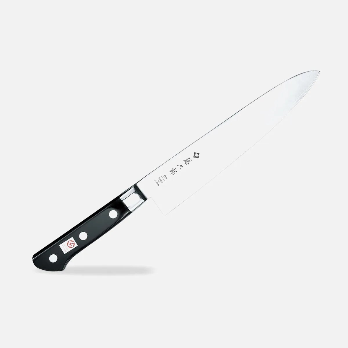 TOJIRO JAPAN VG10 Chef Knife on grey background