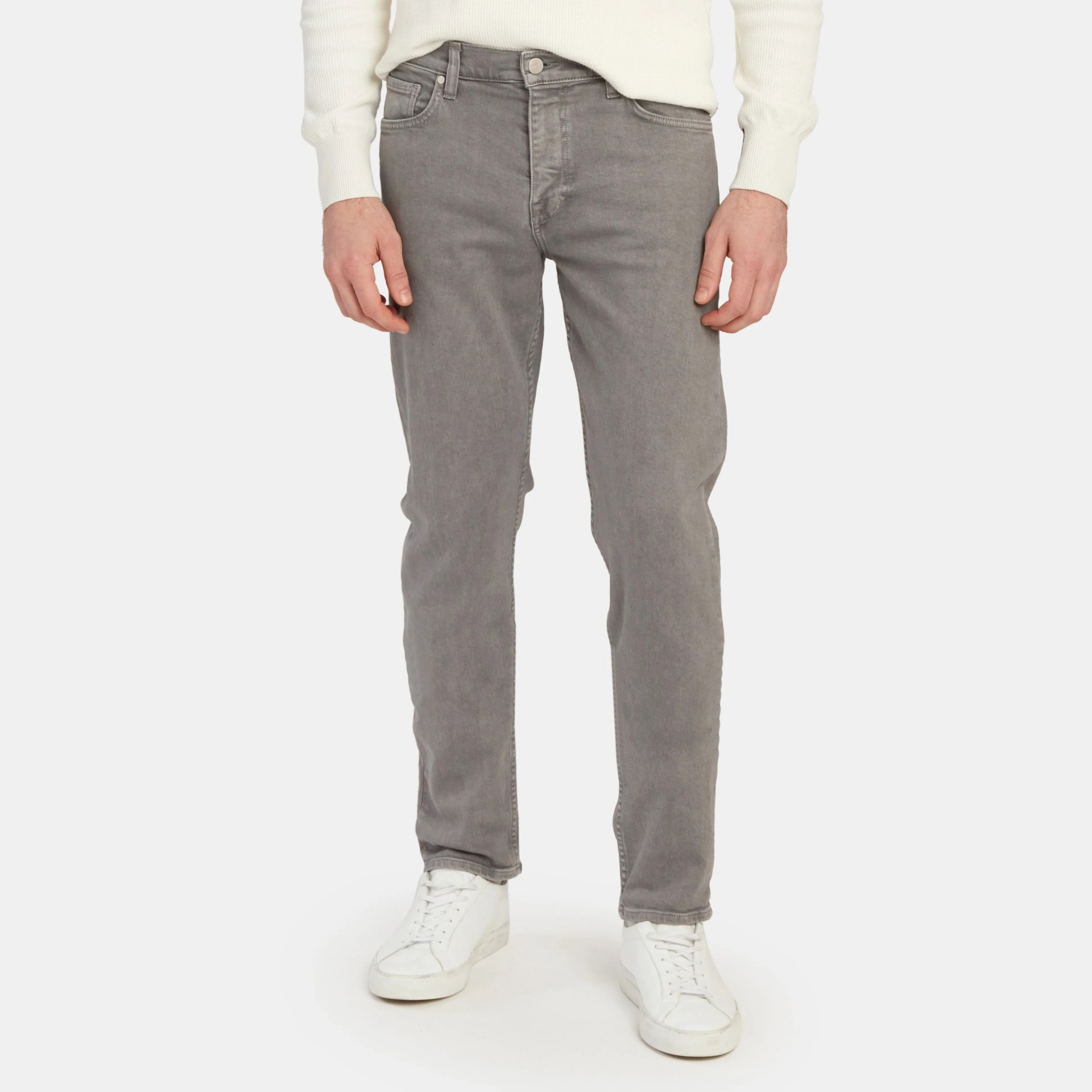 grey jeans