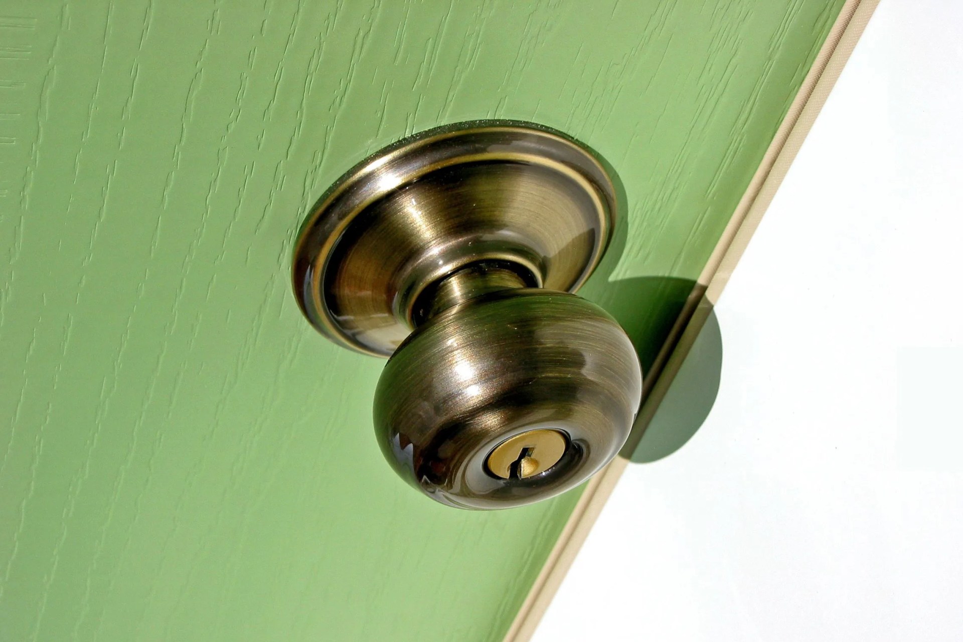 brass doorknob