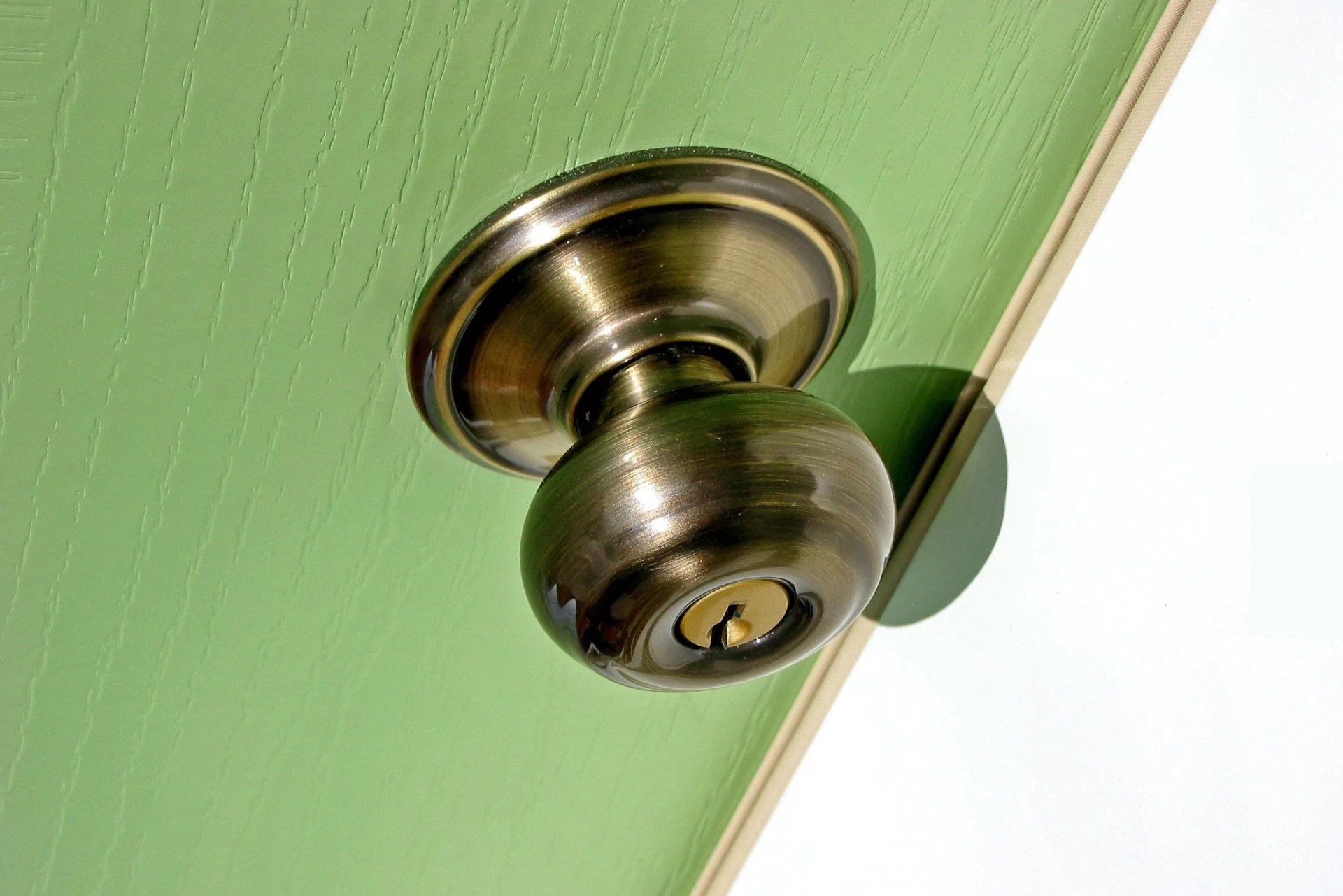brass doorknob