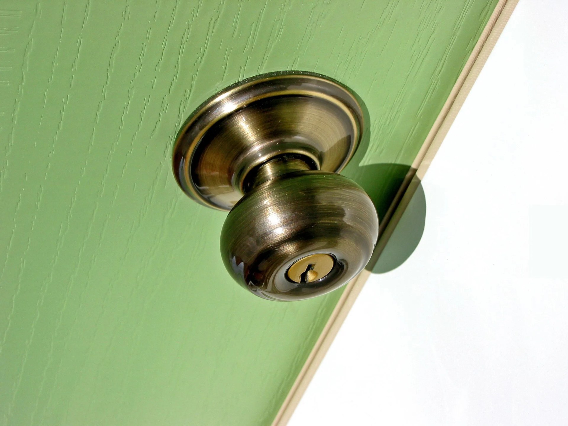 brass doorknob