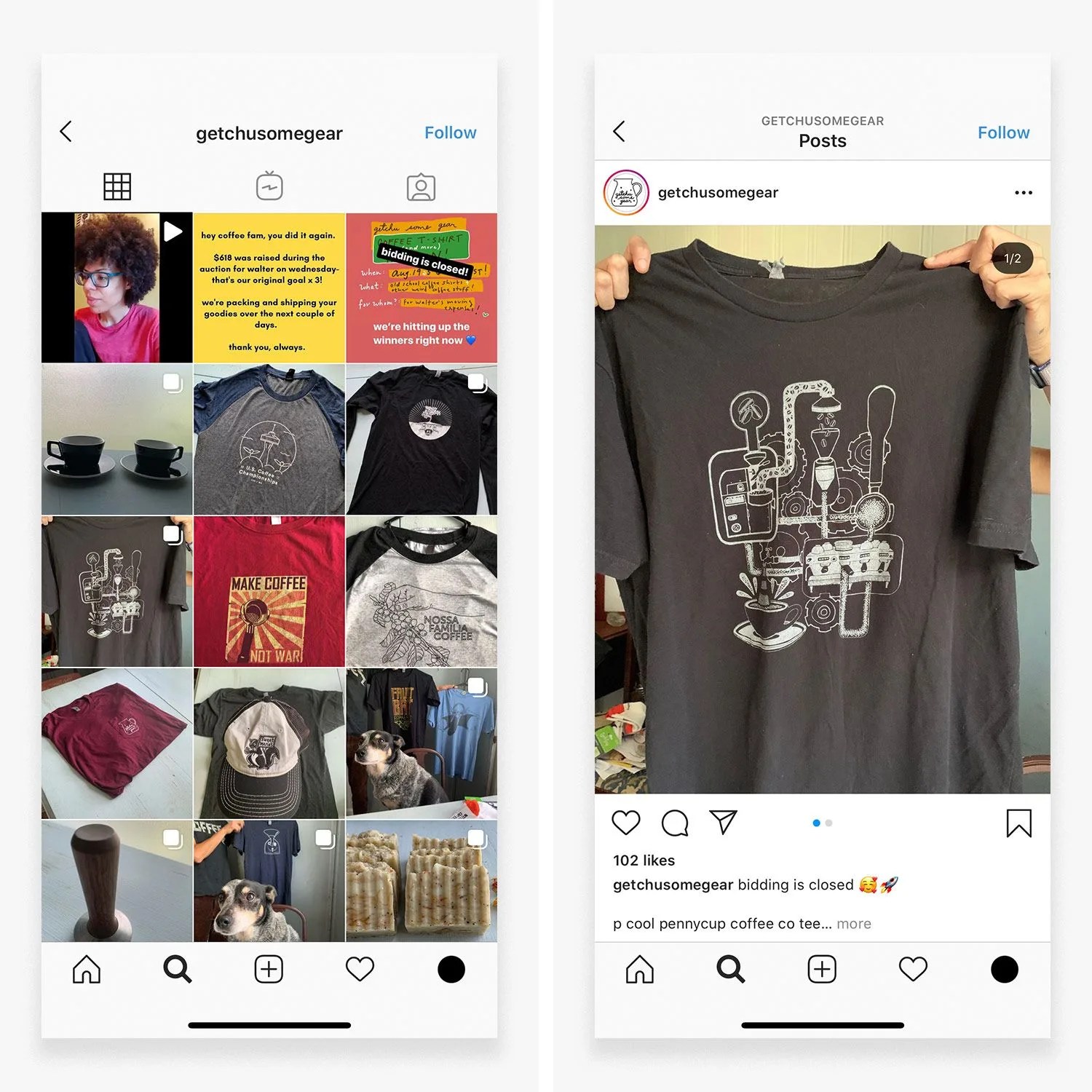 coffee instagrams