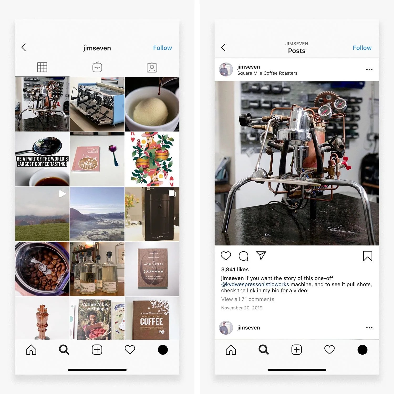 coffee instagrams