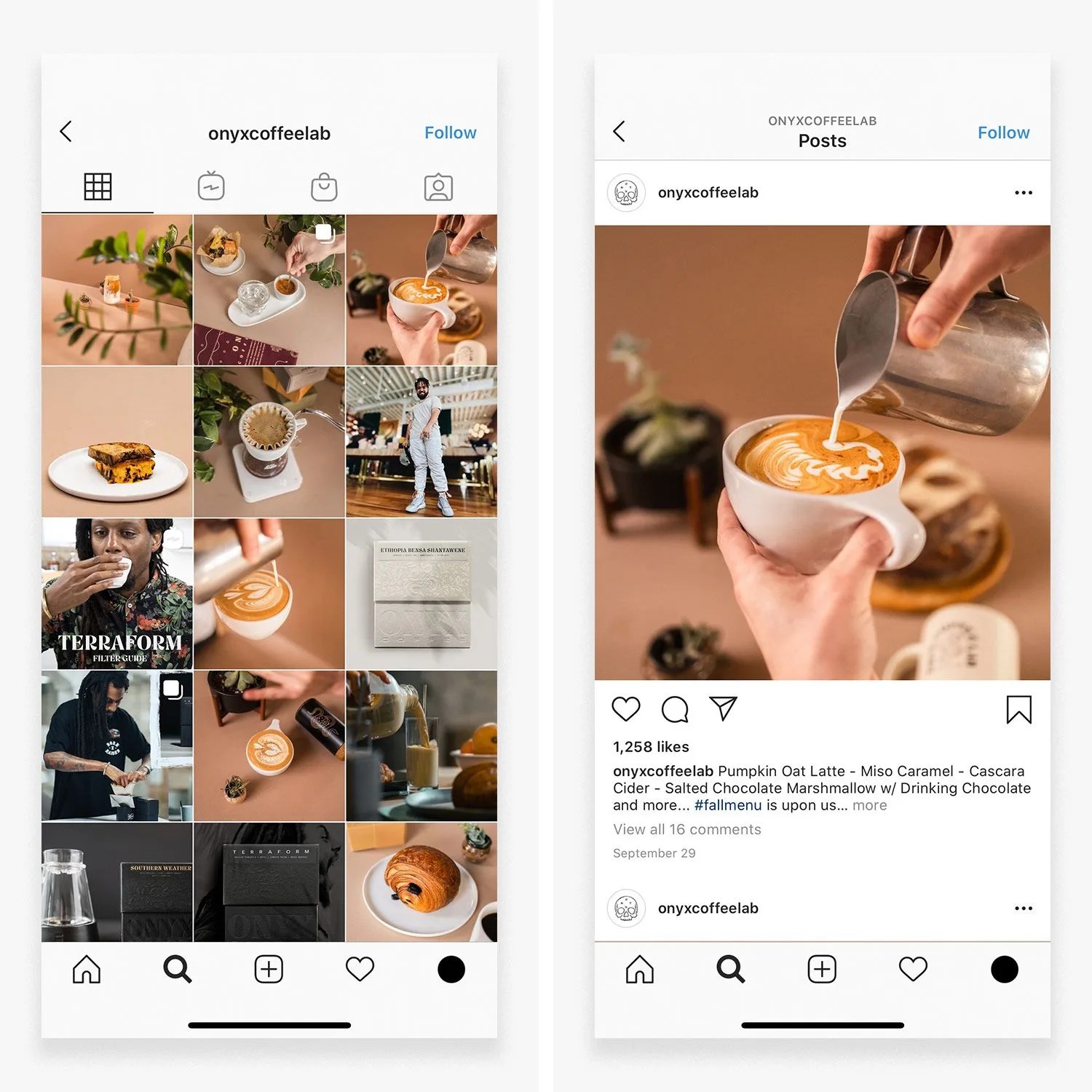 coffee instagrams