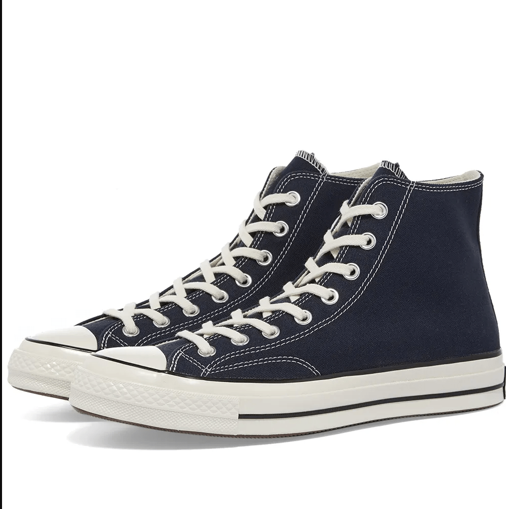 black sneakers