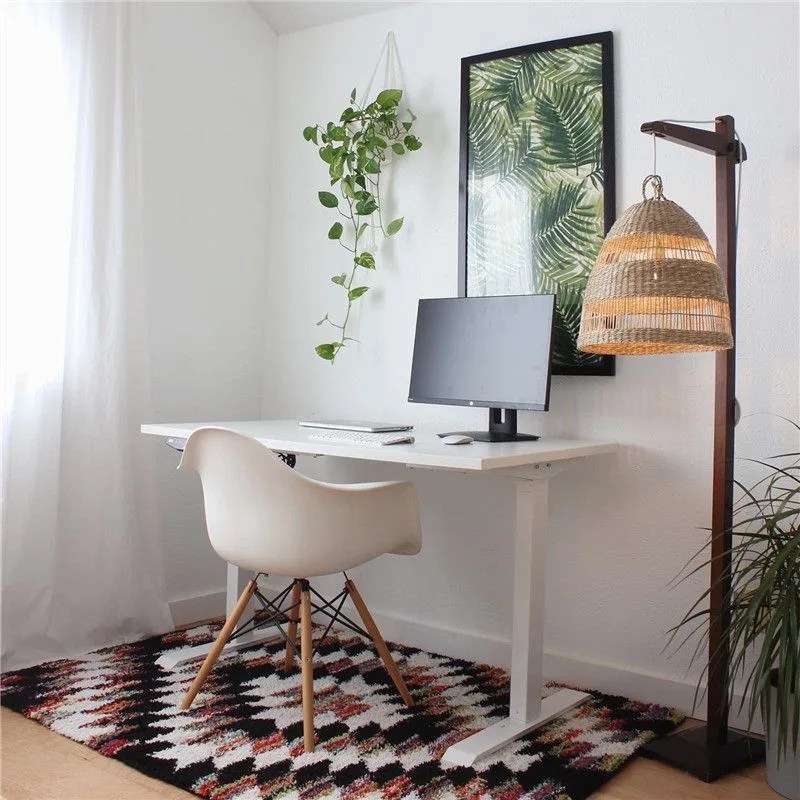 a home office scene