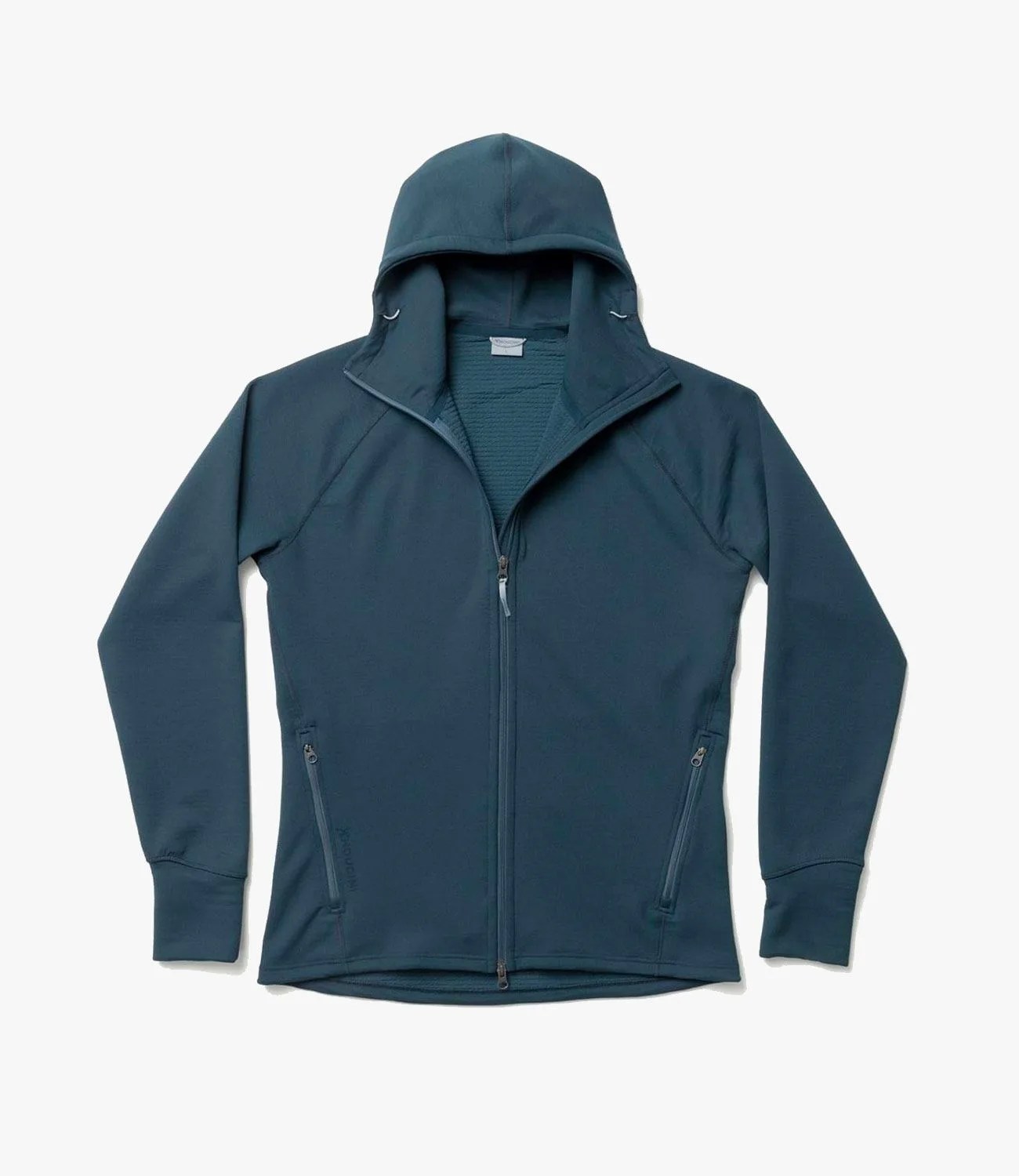 a man wearing a navy fleece