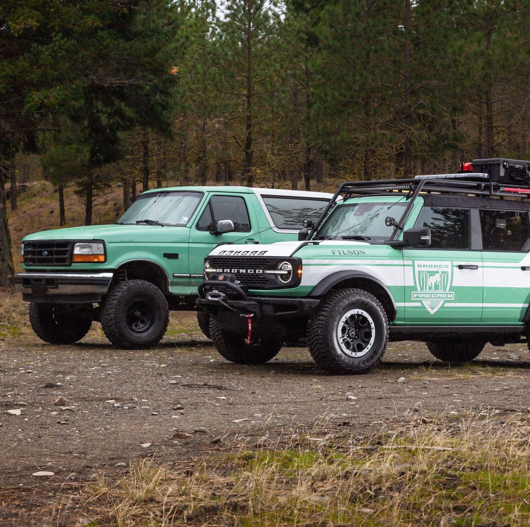 ford bronco® brand and filson, the rugged outdoor outfitter, join forces to celebrate wildland firefighters and support the national forest foundation, unveiling the bronco  filson wildland fire rig concept and limited edition outdoor gear to help fund reforestation and forest preservation