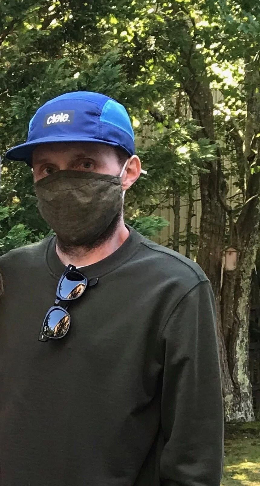 person wearing face mask