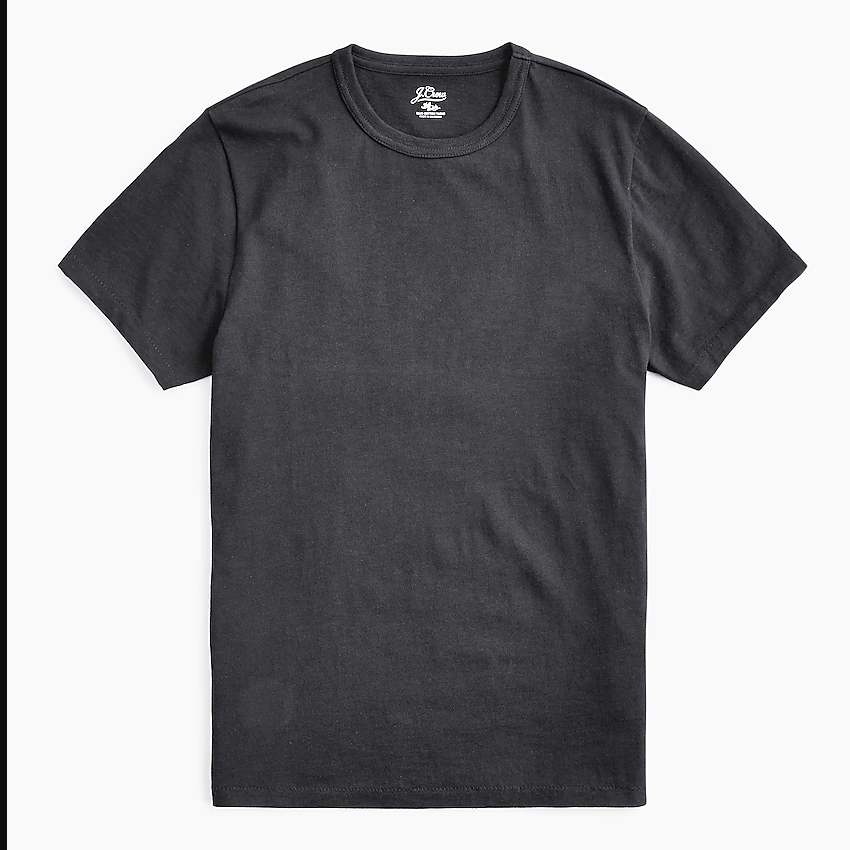 black tee shirt