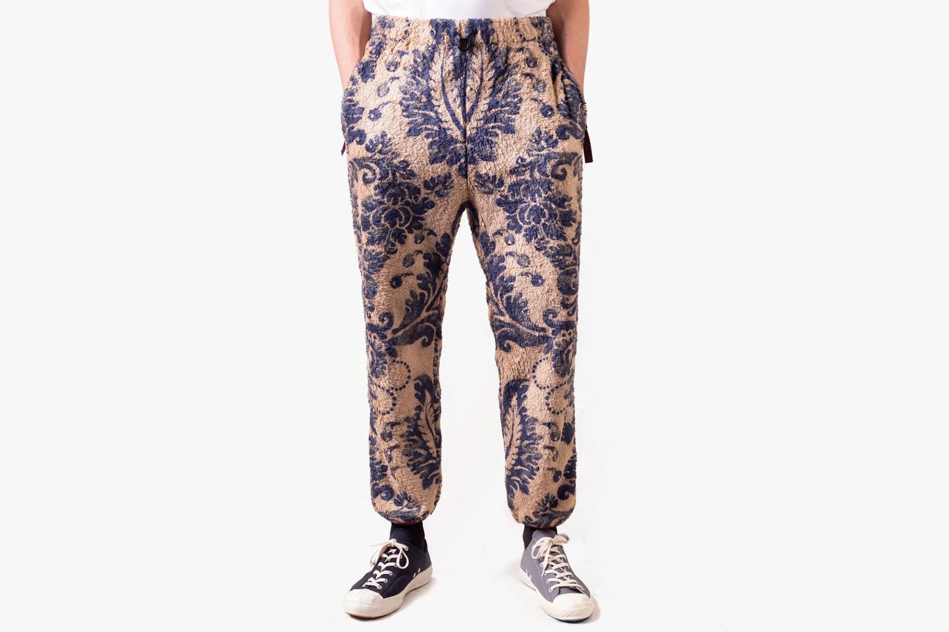 printed fleece pants