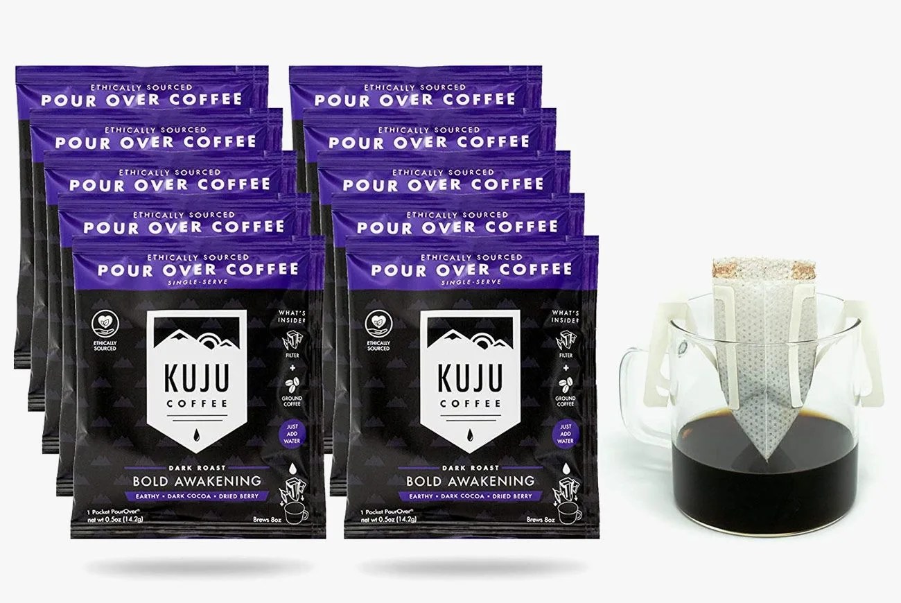multiple packets of instant coffee