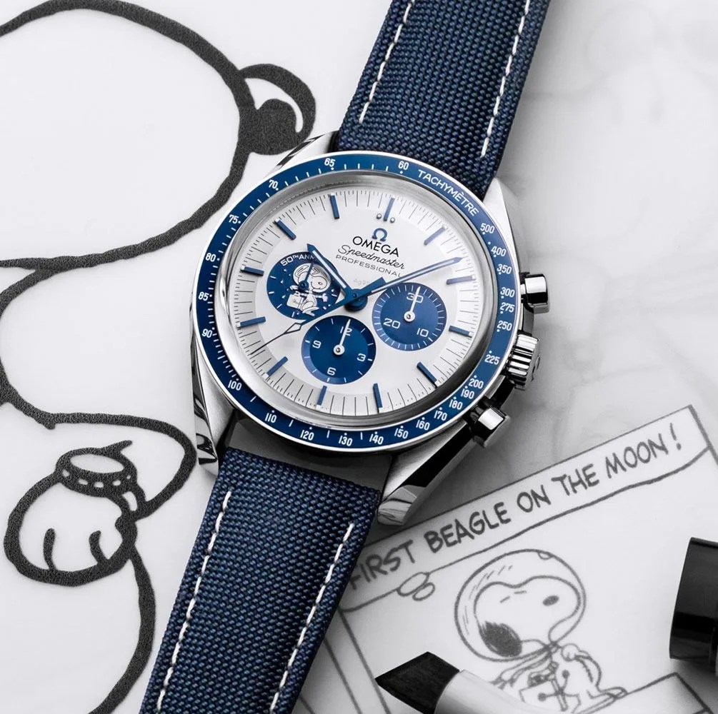 speedmaster moonwatch “silver snoopy award” 50th anniversary