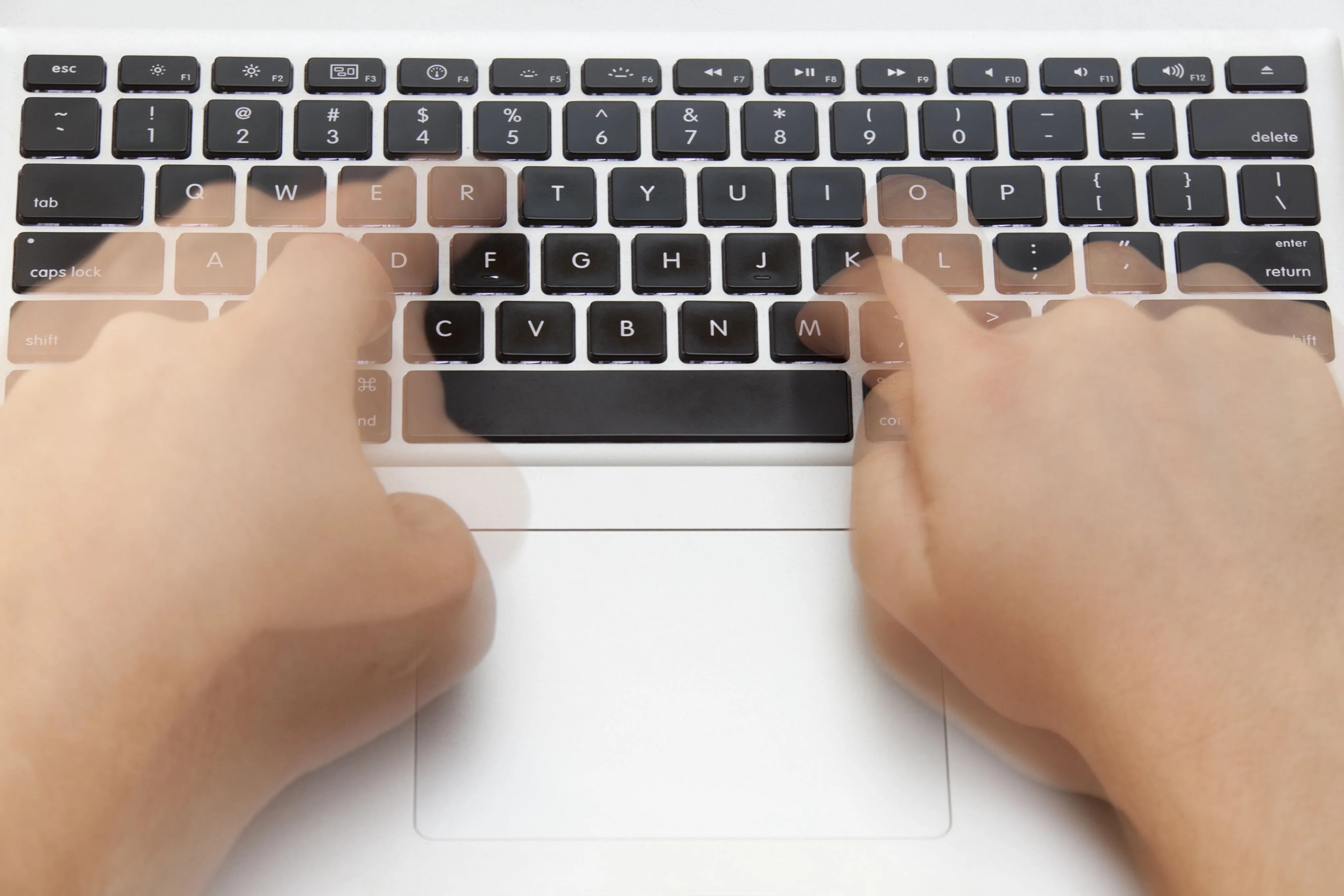one finger typing