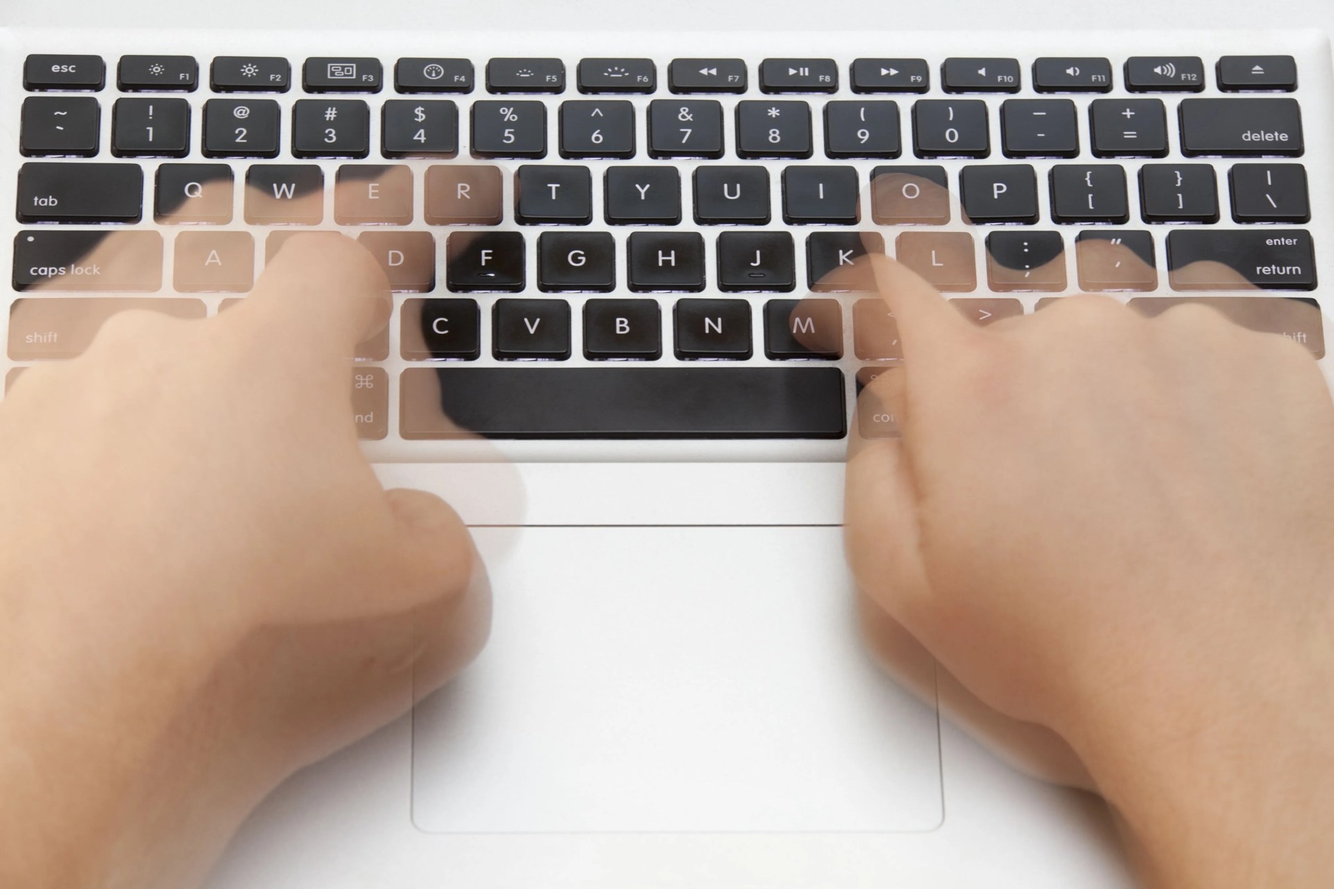 one finger typing
