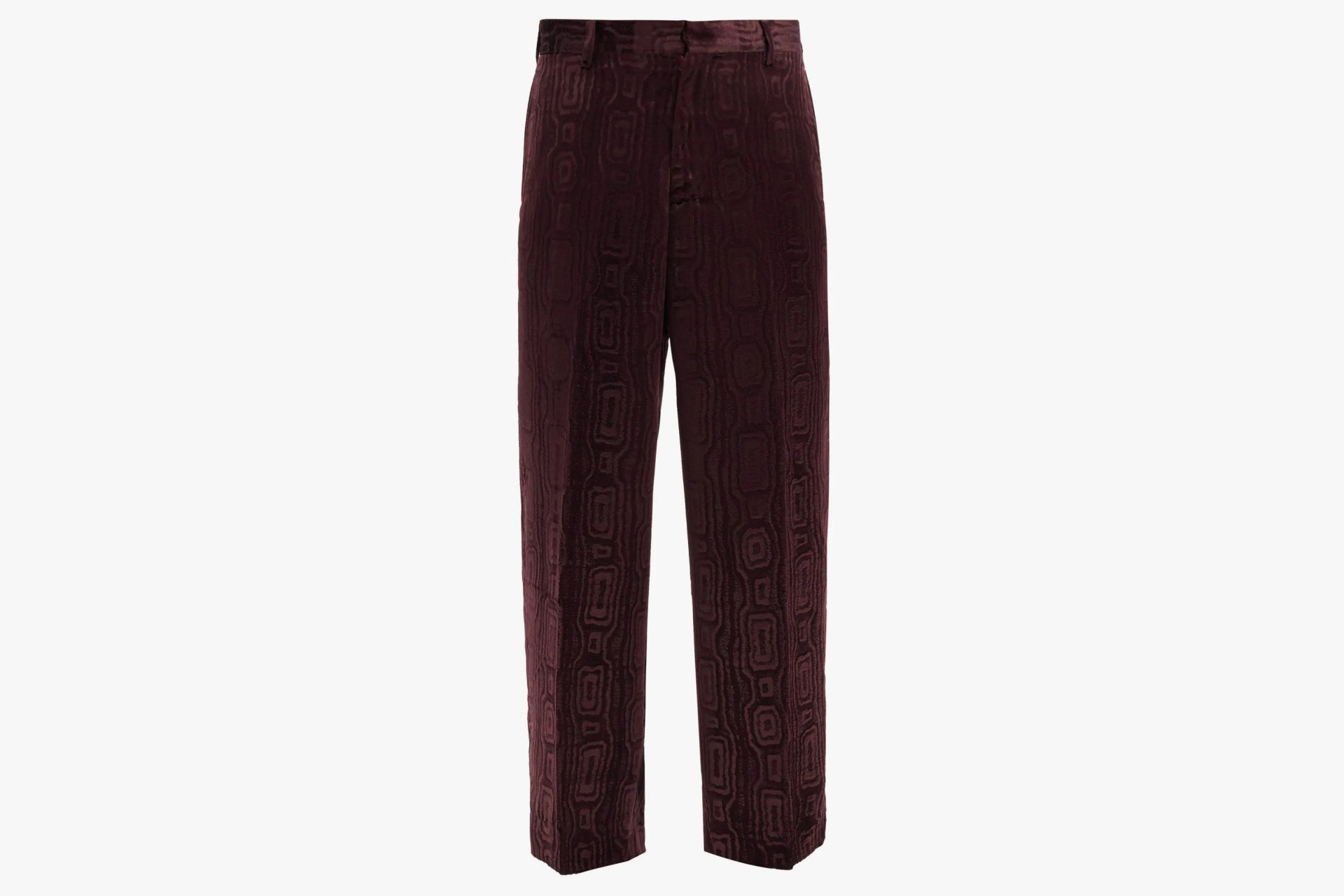 burgundy pants