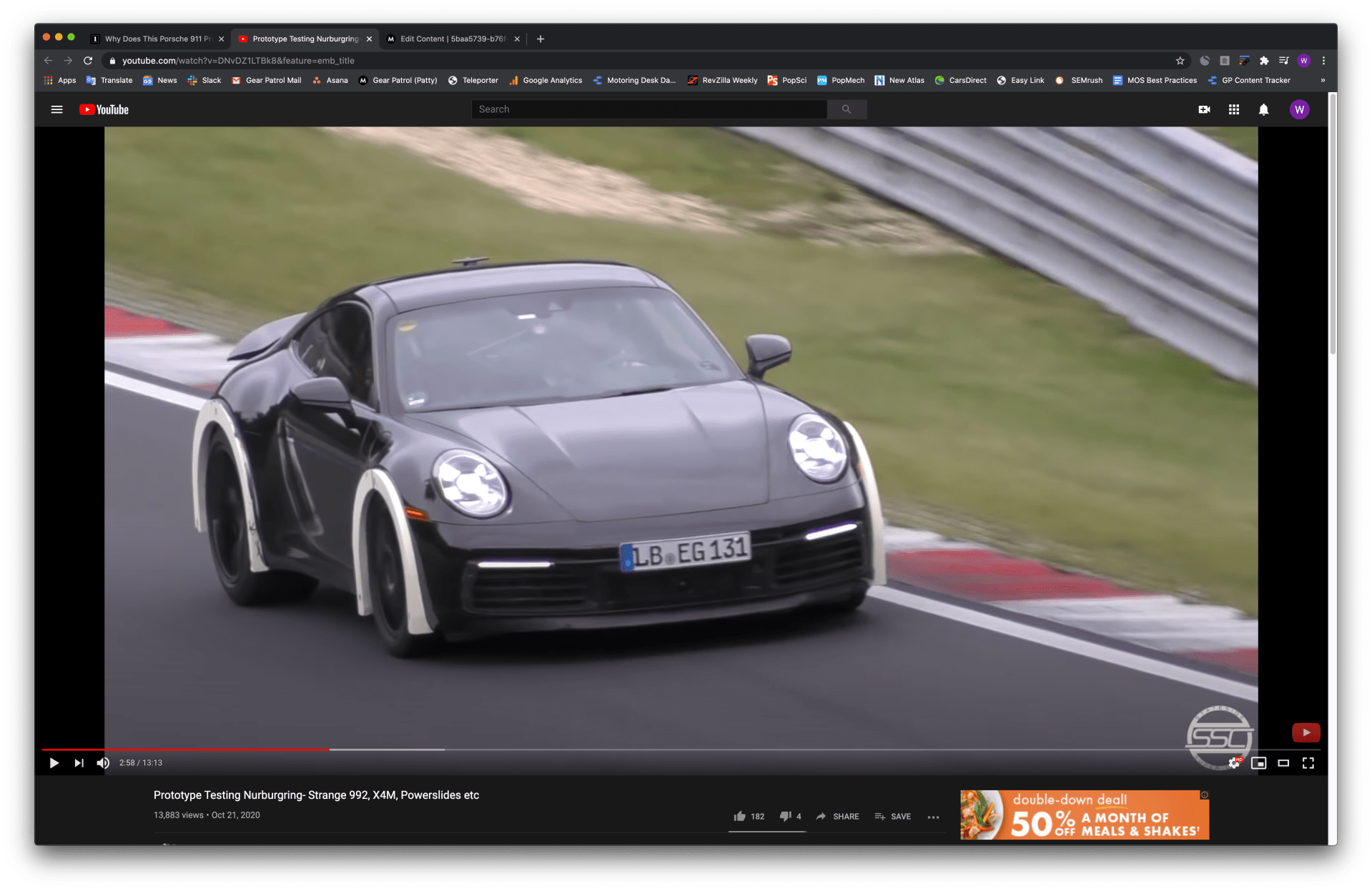 porsche 911 weird safari off road nurburgring