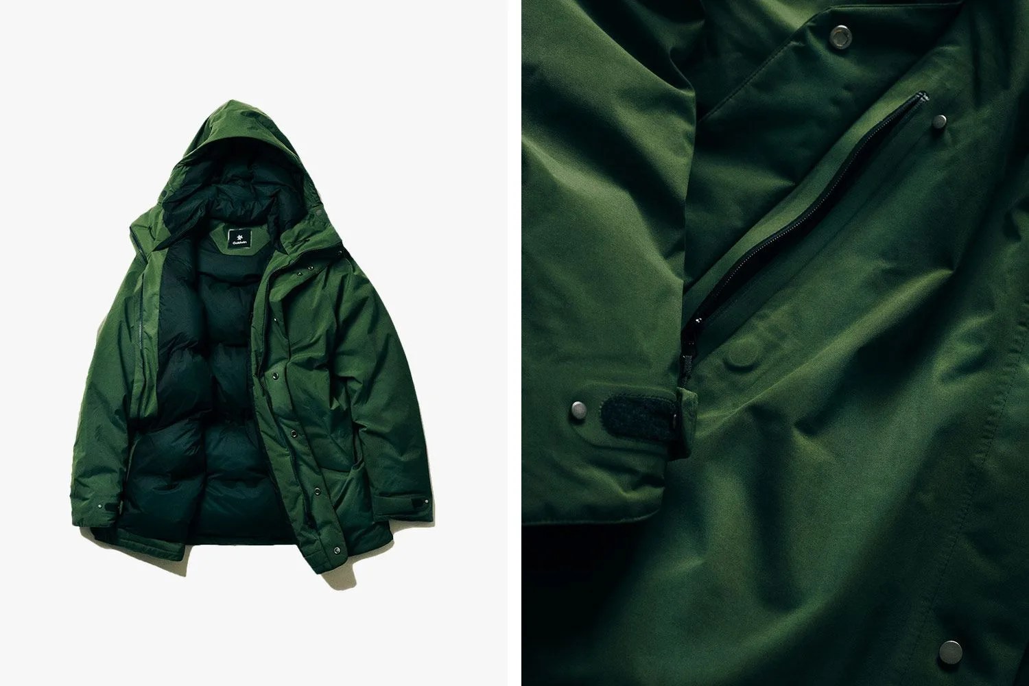 goldwin hooded down coat