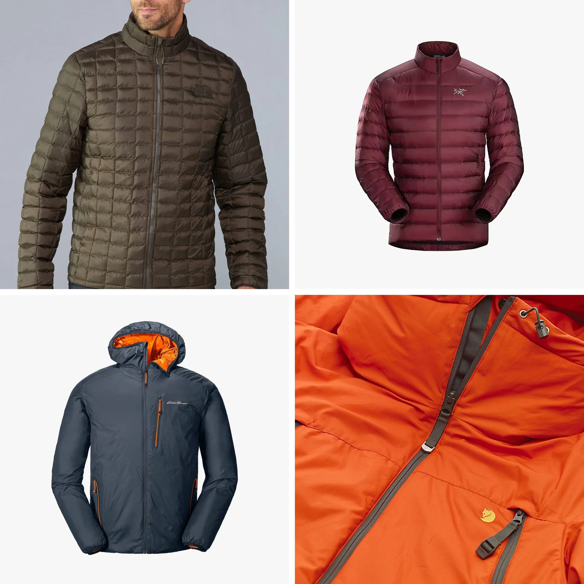 four winter jackets