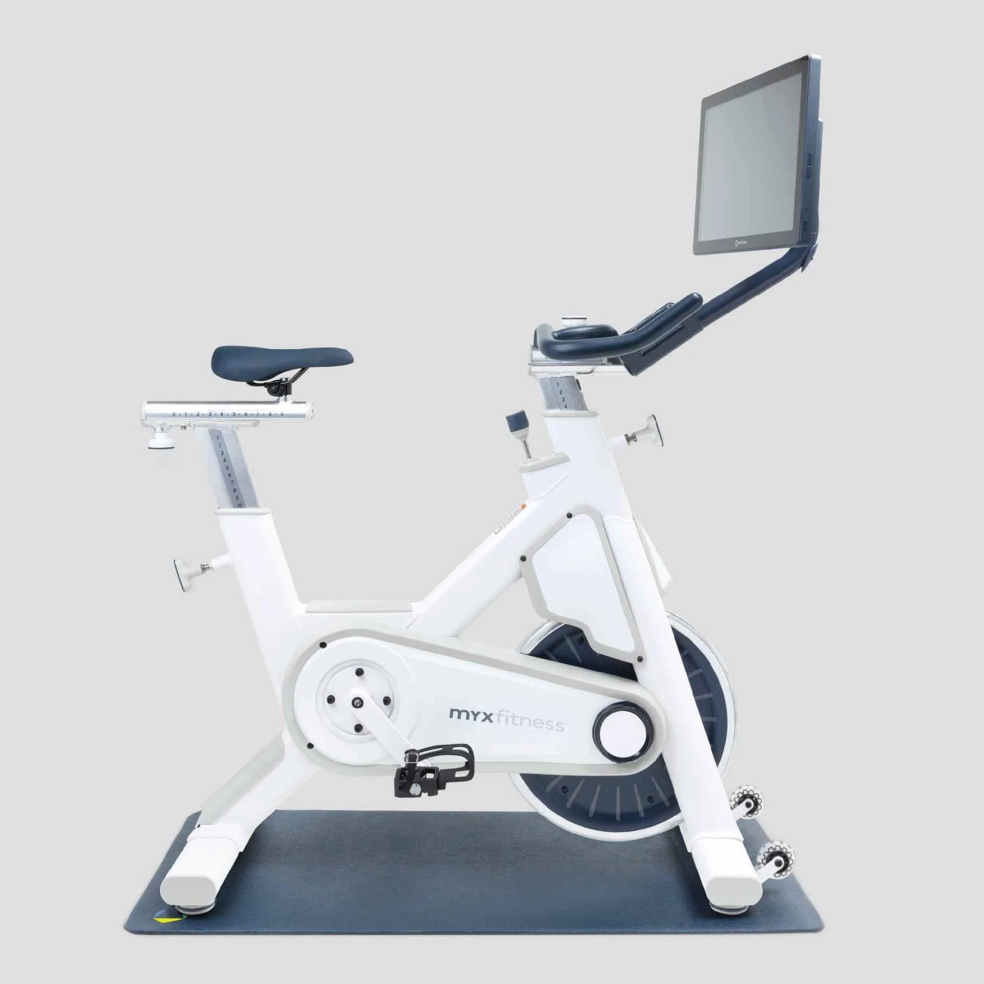 An exercise bike