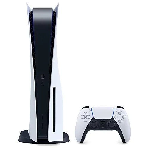 A Playstation 5 and controller