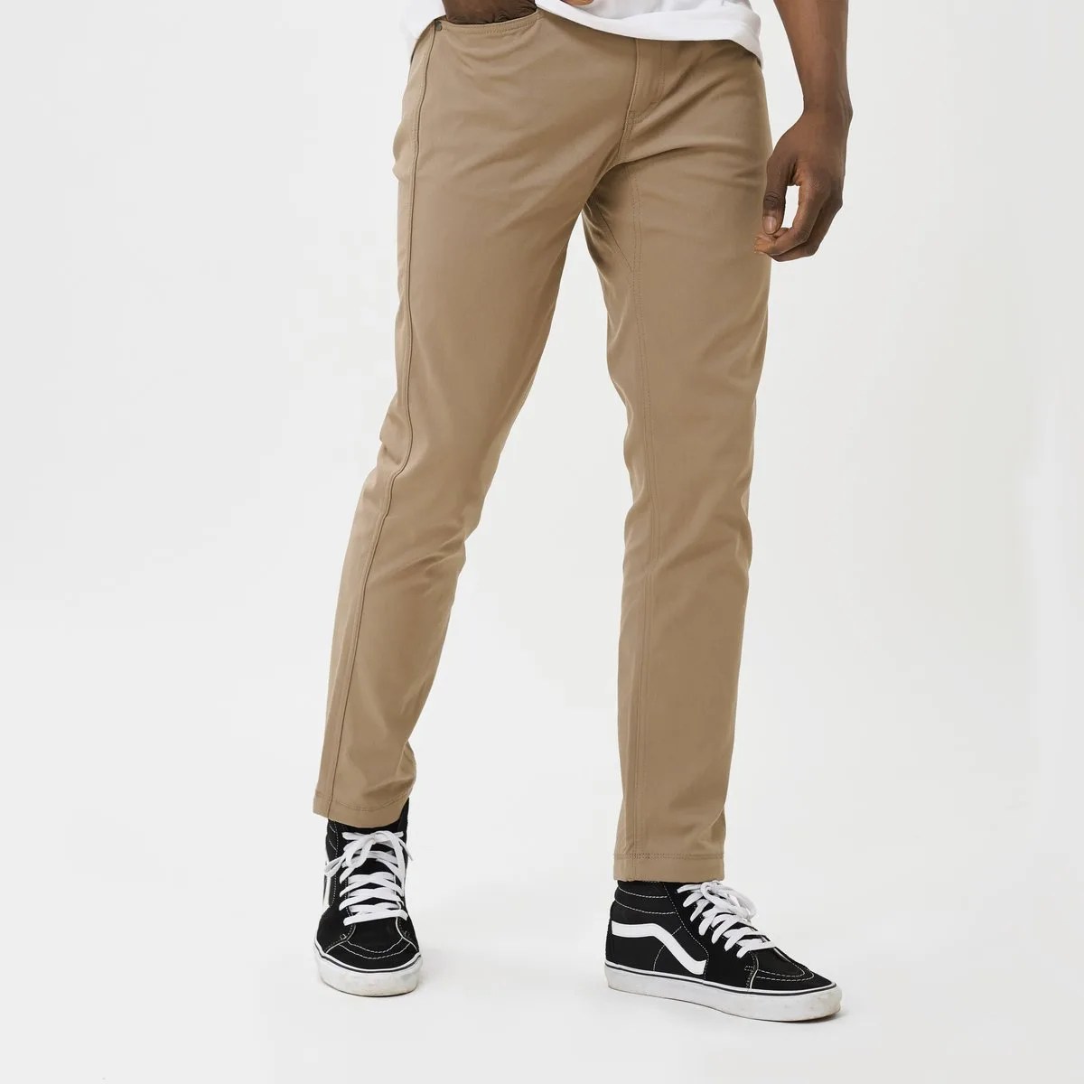 A model wearing chinos