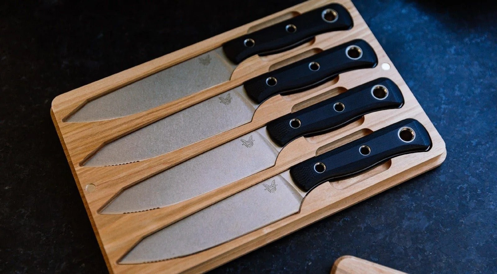 four dinner knives