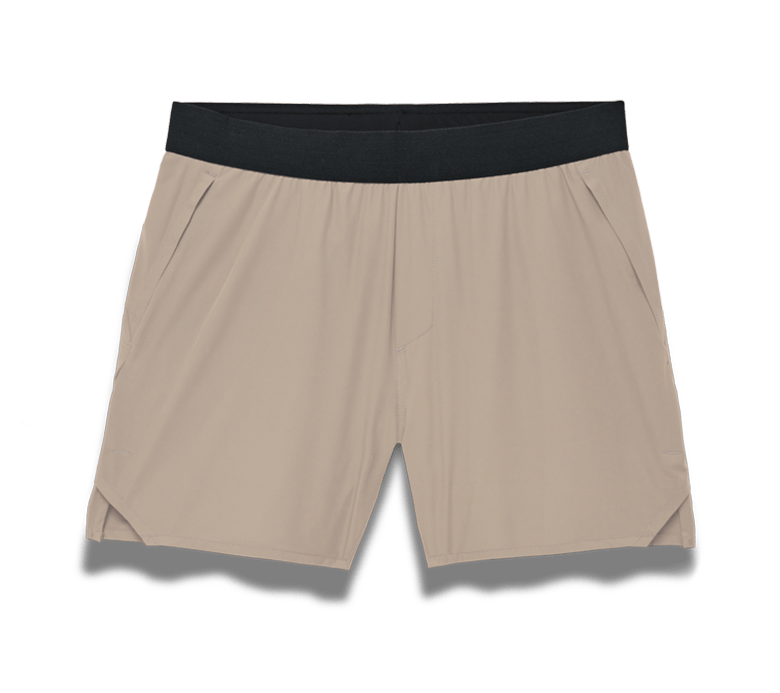 tan gym shorts