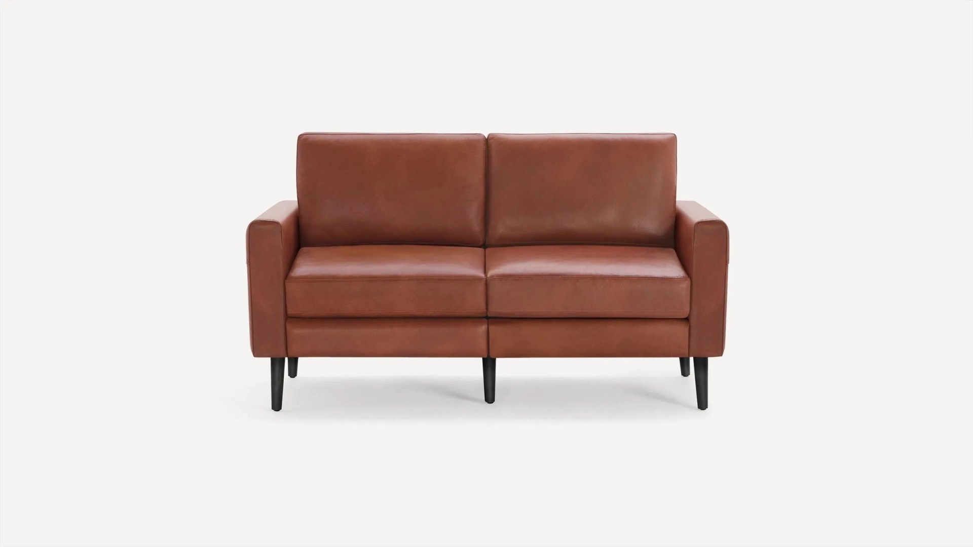 A leather sofa