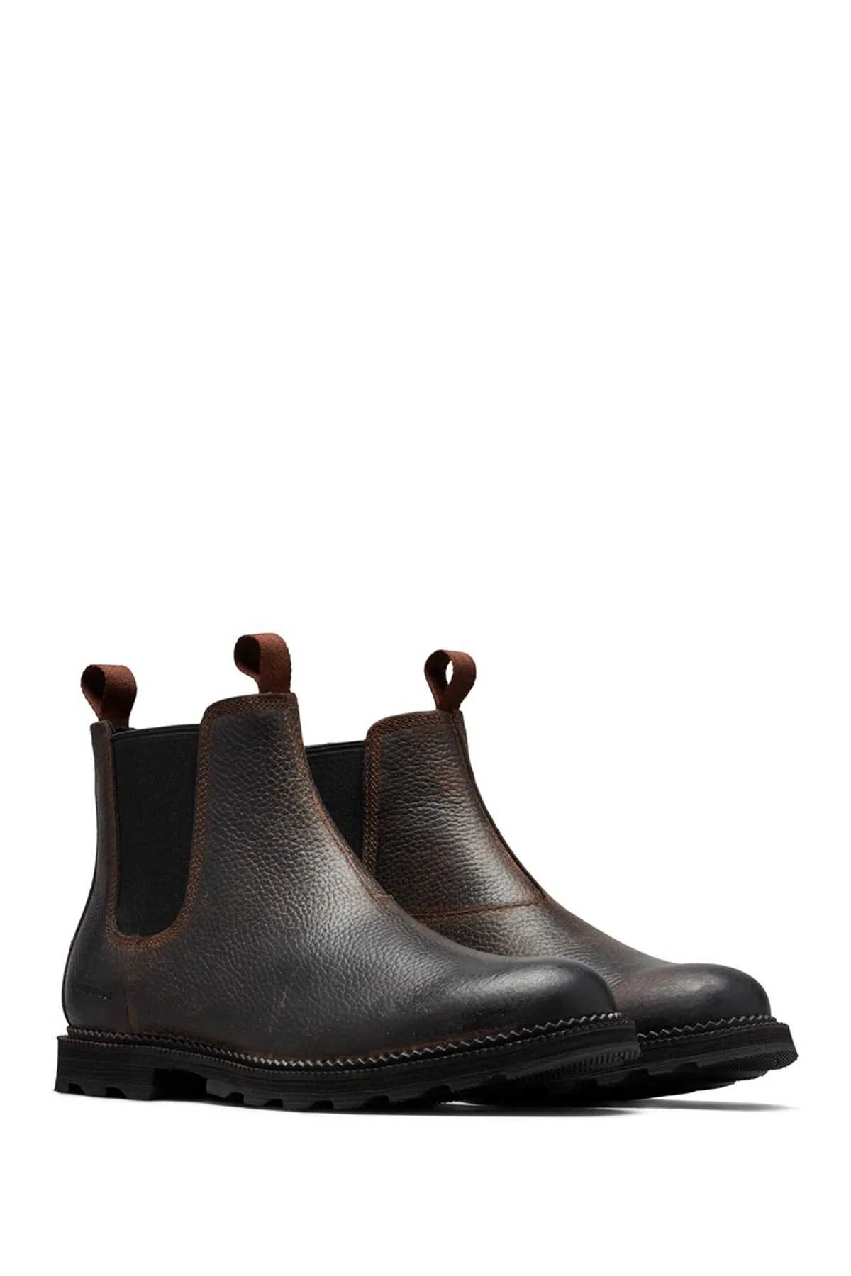 A pair of Chelsea boots