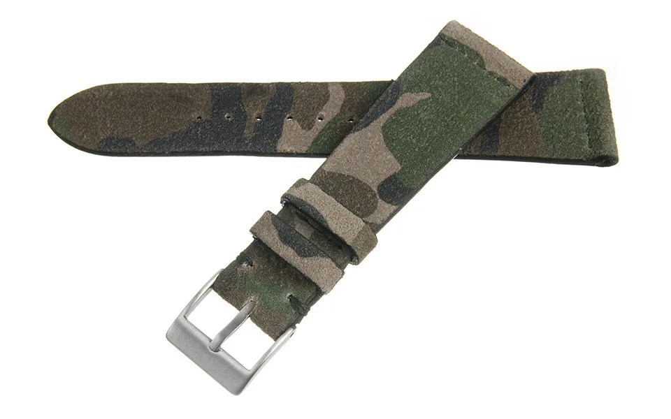 camo patterned watch strap