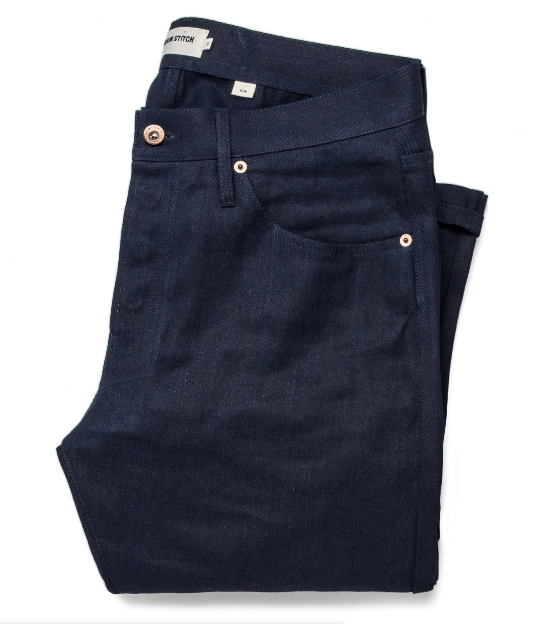 A pair of blue jeans
