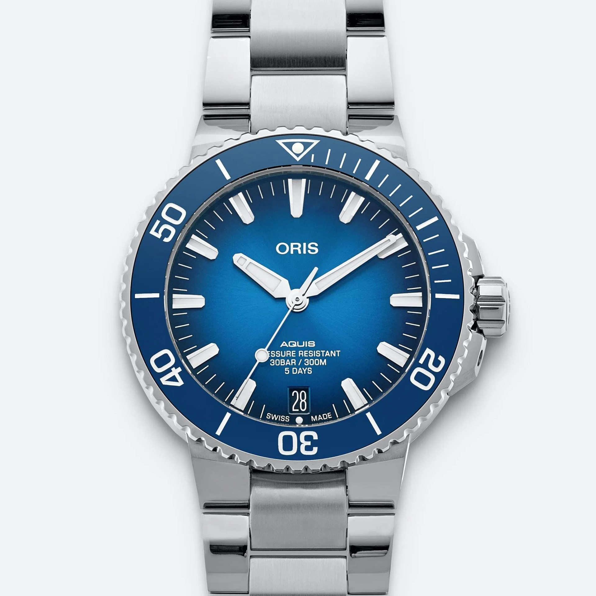 blue dive watch