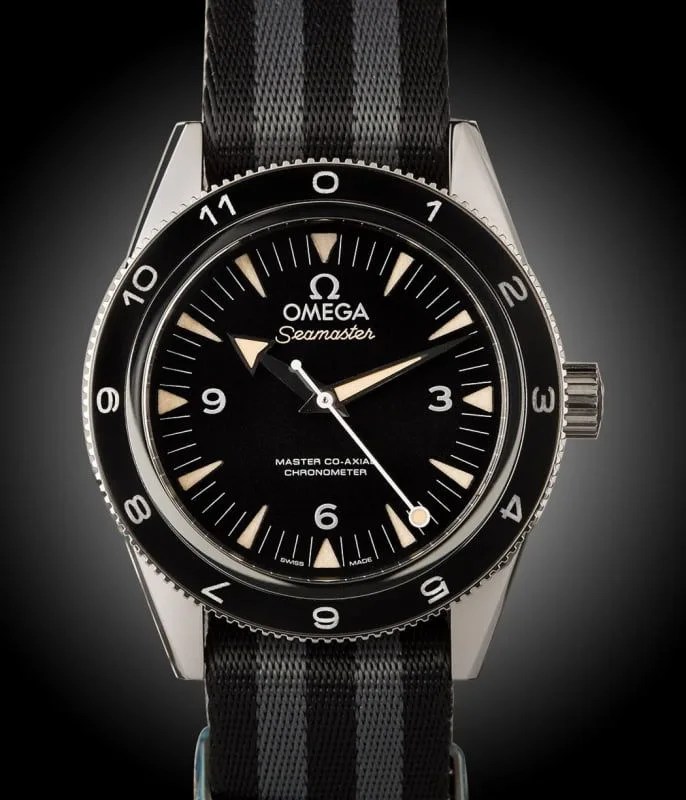 omega dive watch on nato strap