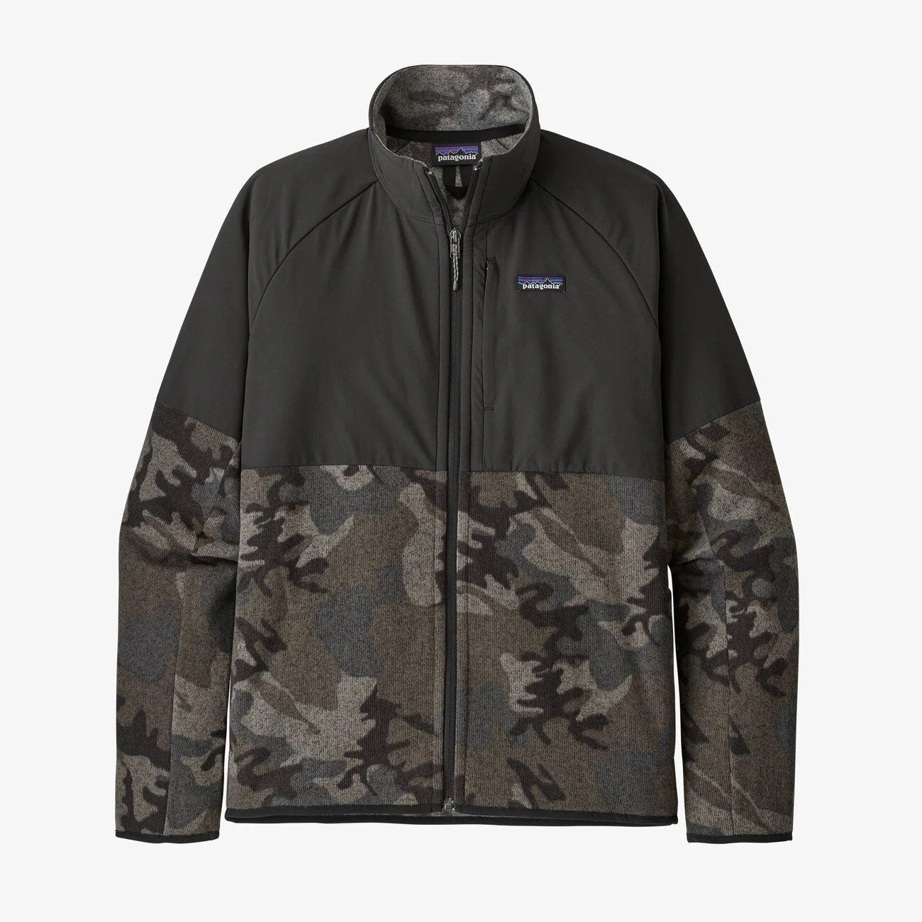 shelled sweater jacket