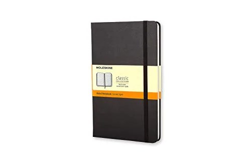 a black notebook