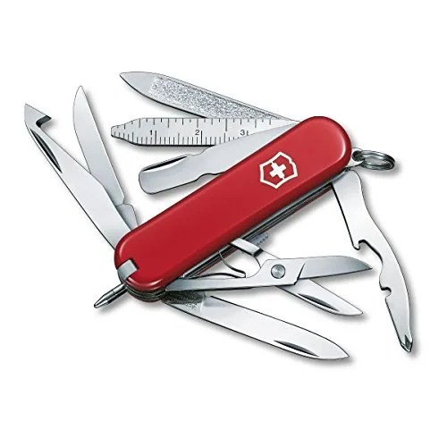 A red swiss army knife