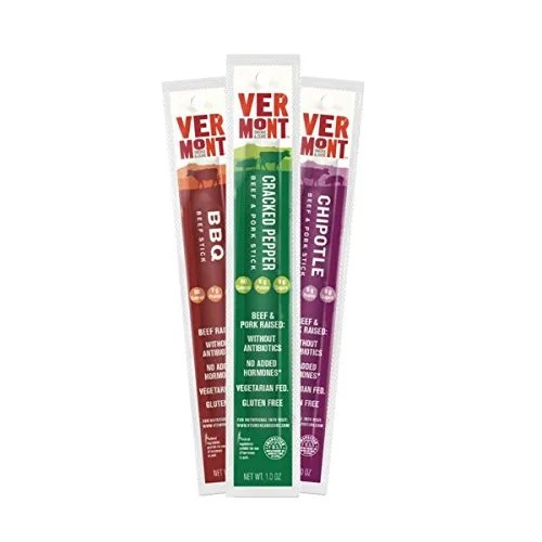 vermont smoke  cure 3 flavor beef and pork real sticks