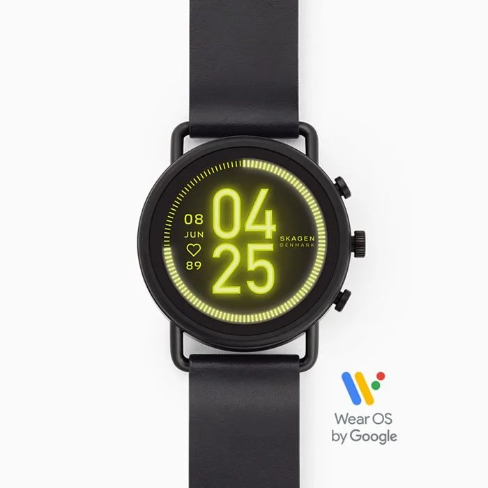 black smartwatch