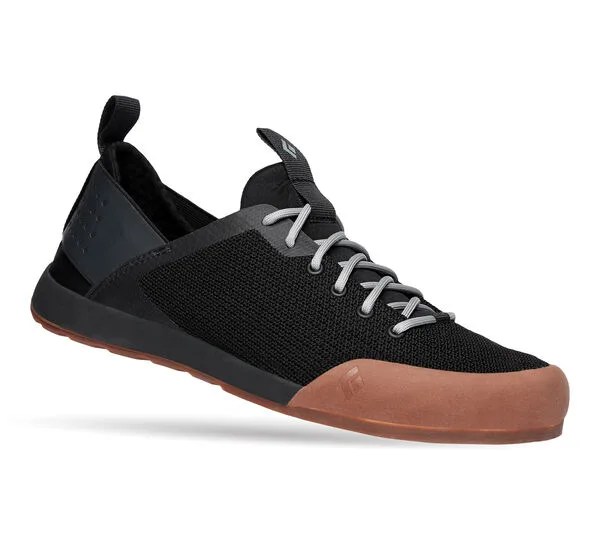 a black and brown hiking shoe