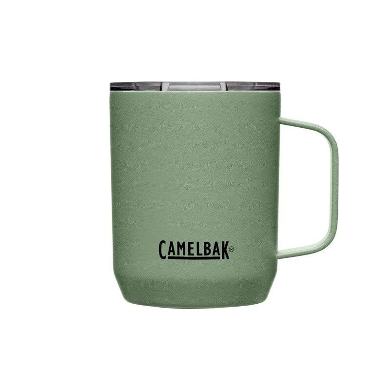 a green camp mug