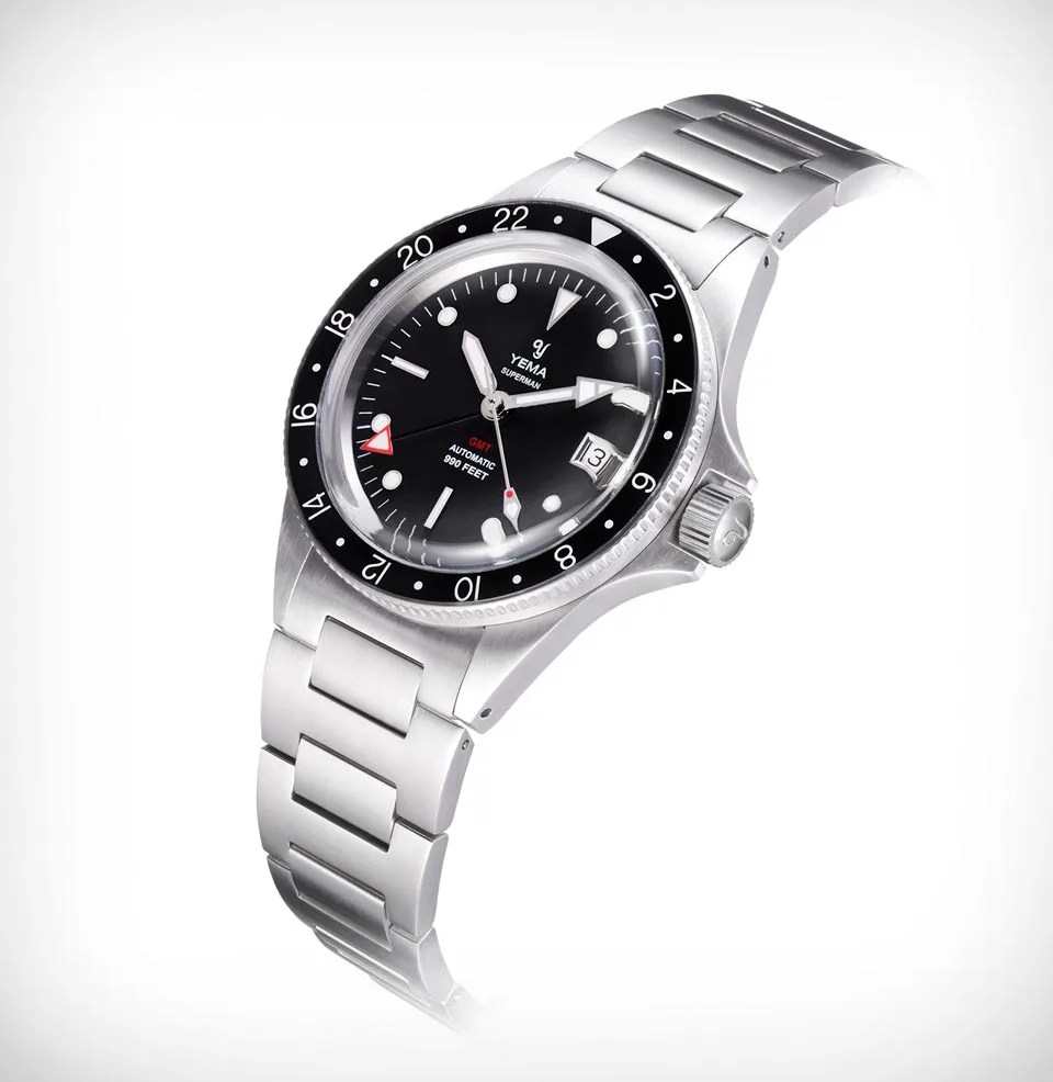 gmt watch on bracelet
