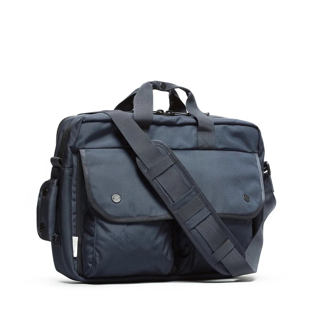blue nylon bag