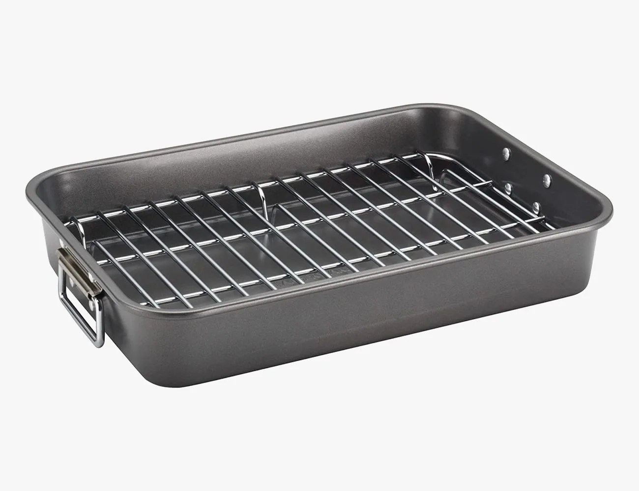Farberware Non-stick Steel Roaster with Flat Rack