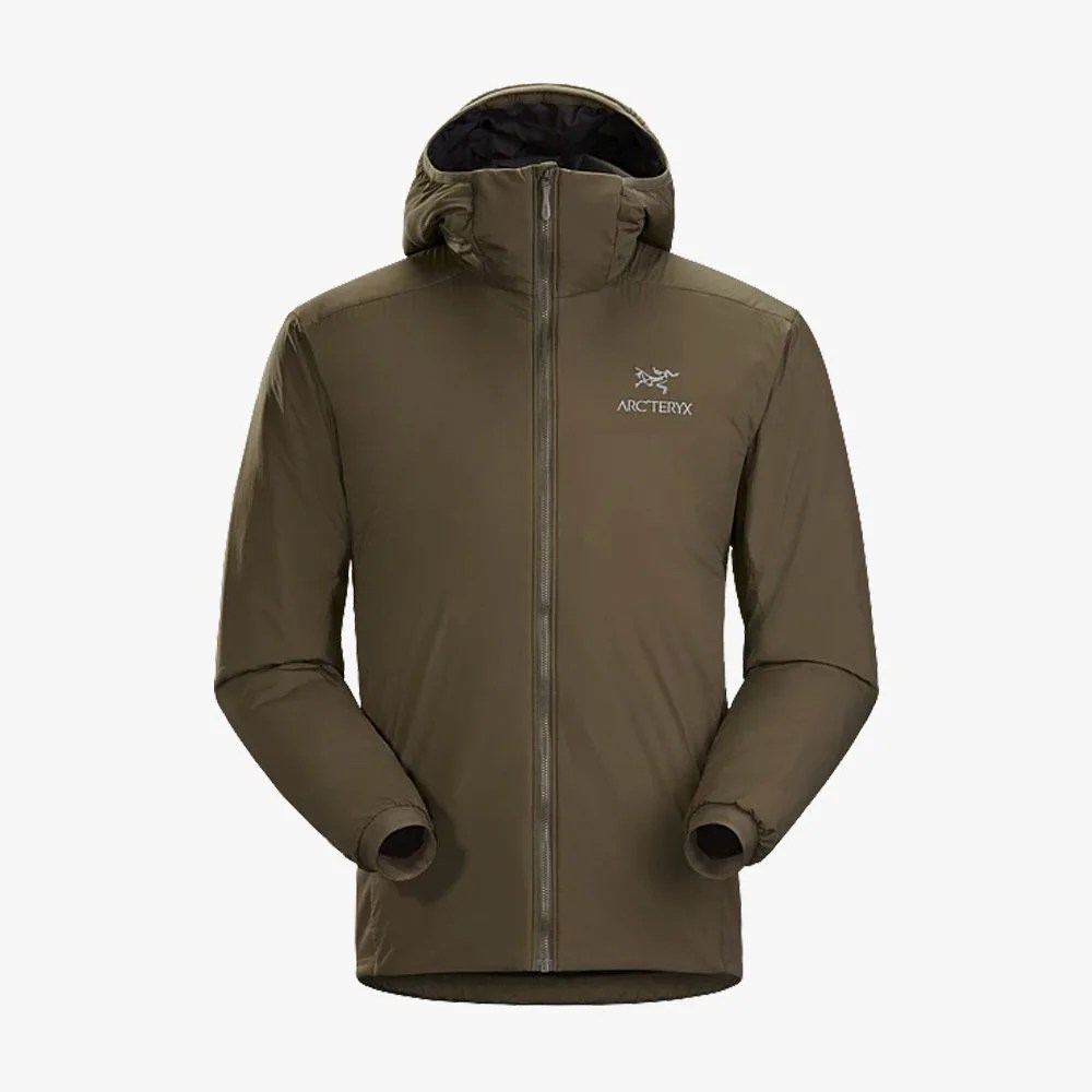 a fatigue colored insulated jacket