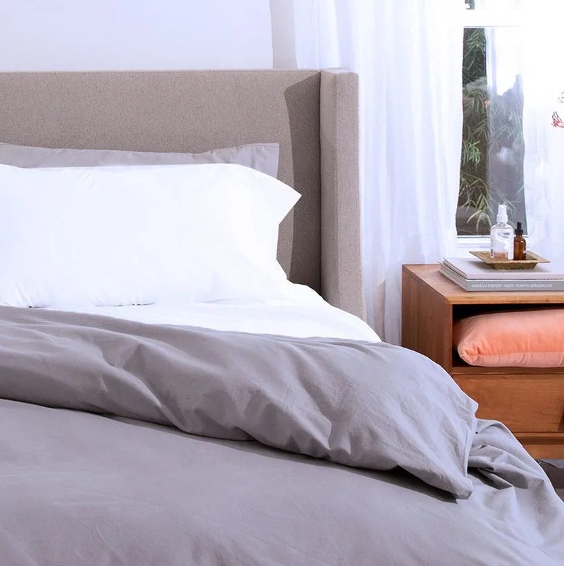 bed with sideboard