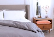 bed with sideboard