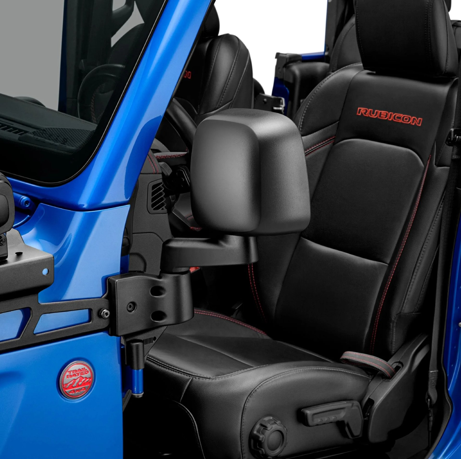 mopar is introducing a new factory built, factory backed doors off mirror kit for jeep owners looking to safely enjoy the ultimate open air driving experience in their jeep wrangler or jeep gladiator when original, factory installed front doors with attached mirrors are removed, two separately mounted side mirrors may be quickly and easily installed for an enhanced rear view
