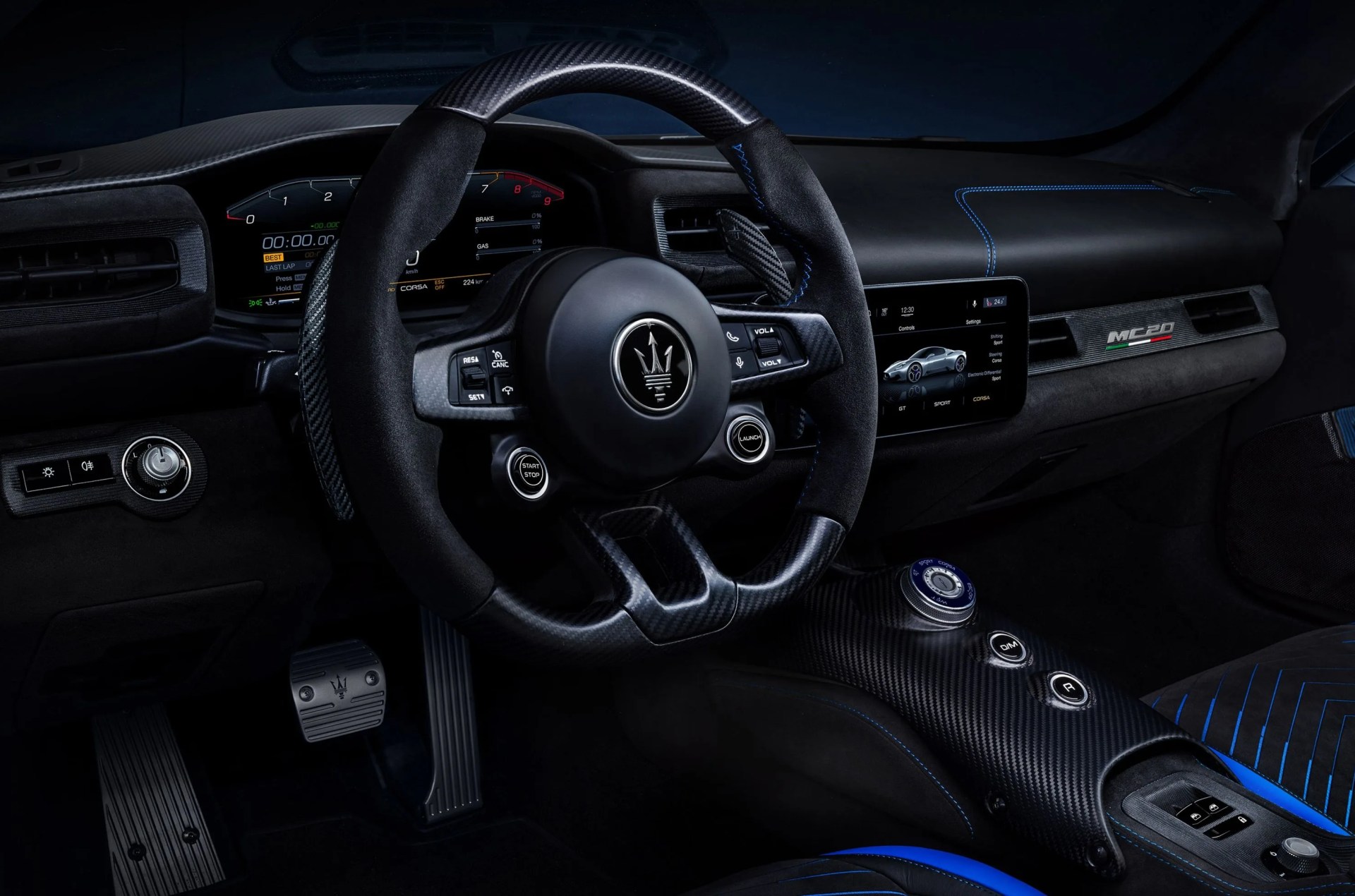 maserati mc20 interior