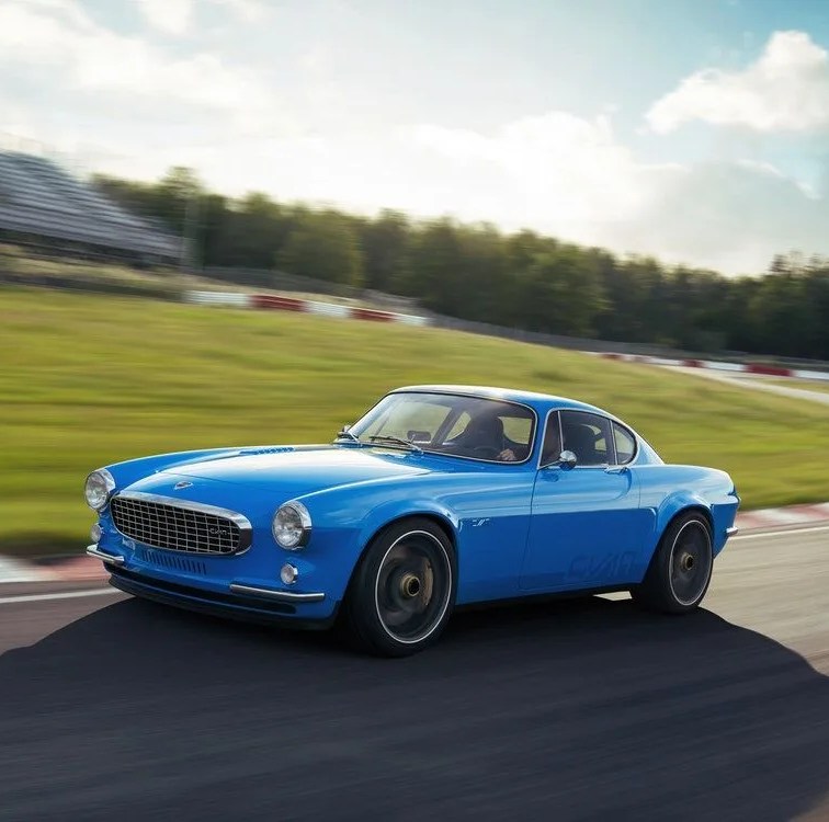 volvo p1800 cyan